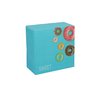 Donut Karton weiß mit Neutraldruck 190x190x80mm
