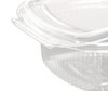 Salatbox oval R-PET 750 ml mit Klappdeckel