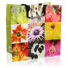 Woven Bags "Blüten" 25 Stück 37+23x36cm