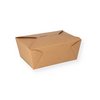 Food Box braun eckig #3  21,5x16/6,4/19,8x14cm