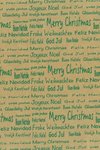 Weihnachtspapier "Frohe Weihnachten" grün 70cm x 200m