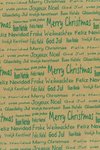 Geschenkpapier Frohe Weihnachten grün 70cm x 50m