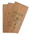 Bio-Abfallbeutel Papier braun für 9,5l 20+16x36cm