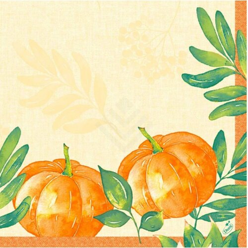 Duni Klassik-Servietten "Pumpkin Spice" 40x40cm #188138