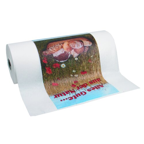 Einschlagpapier Bäckerseide "Gutes aus der Natur" 50cm