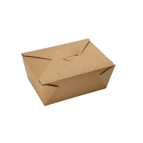 Food-Box braun eckig 1400ml 175 x 130 x 64 mm