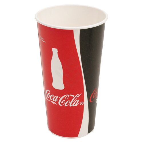 Coca Cola Becher 500ml Kaltgetränke 1000 Stk Pappbecher 0,5l 