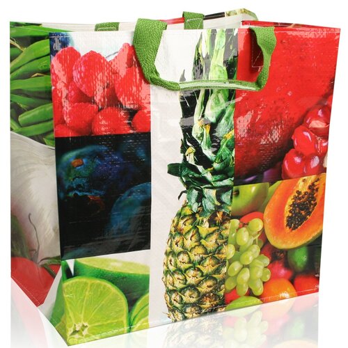 Woven Bags "Obst- und Gemüse" 37+23x36cm